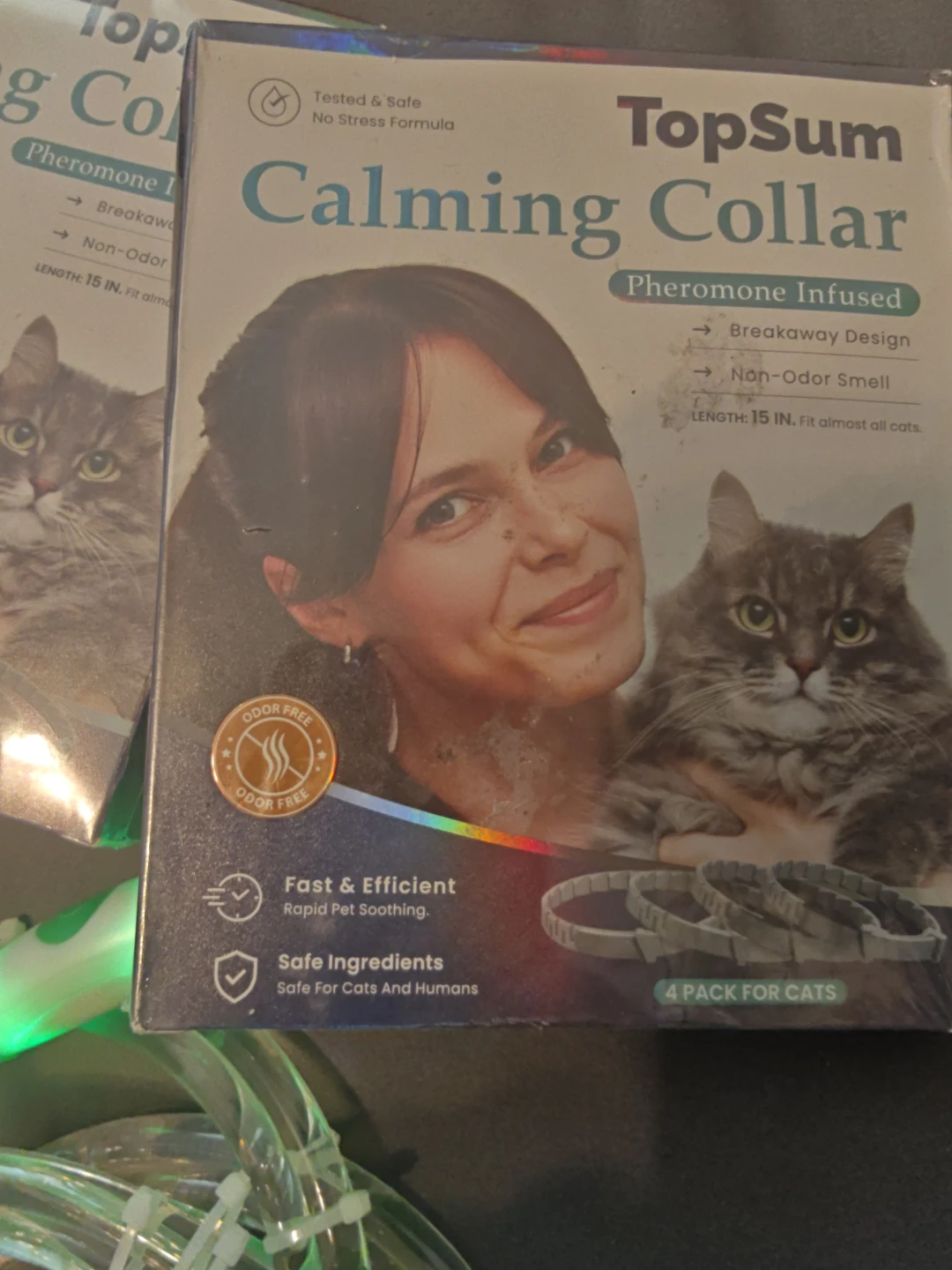 TopSum Calming Collar for Cats (4 Pack) - photo 2