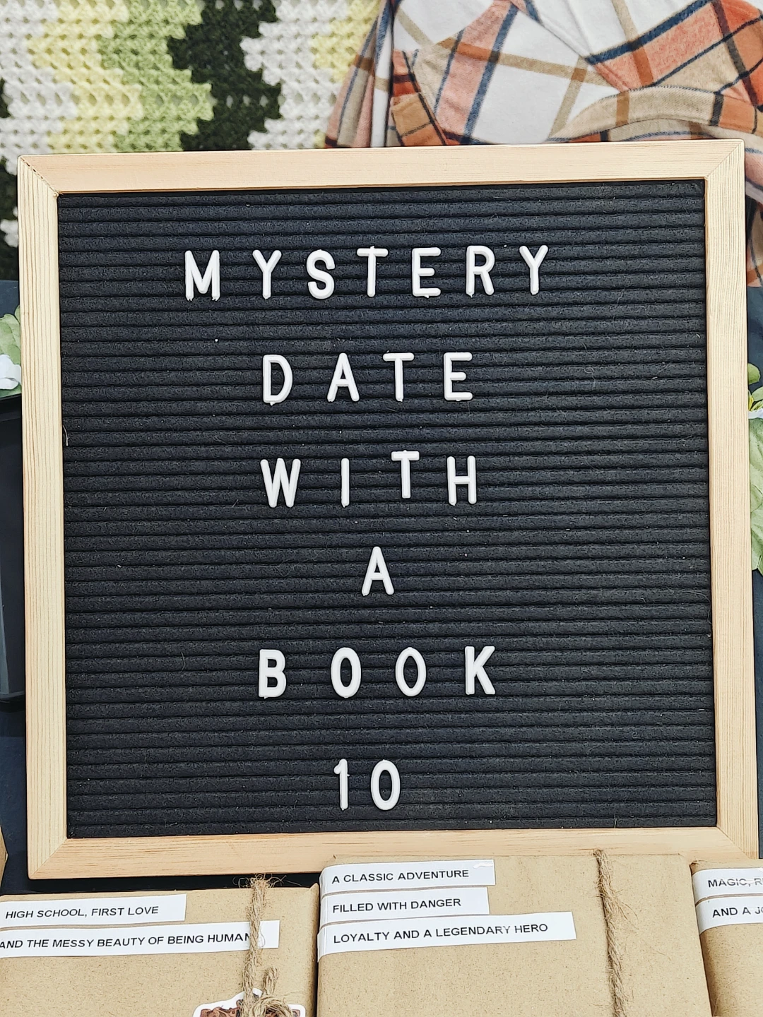 Mystery Date with a book!
