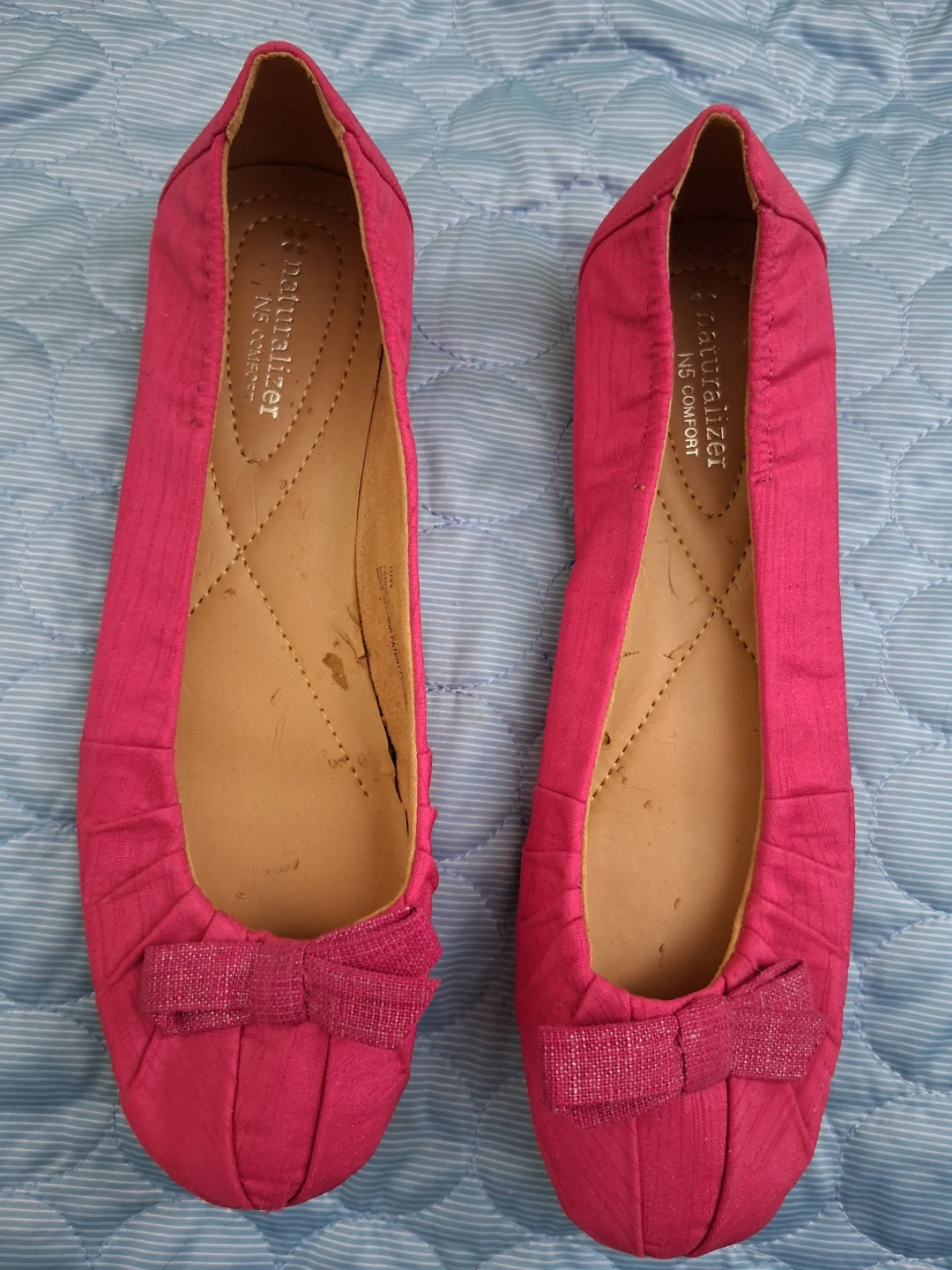Naturalizer N5 Comfort Pink Ballet Flats 10W
