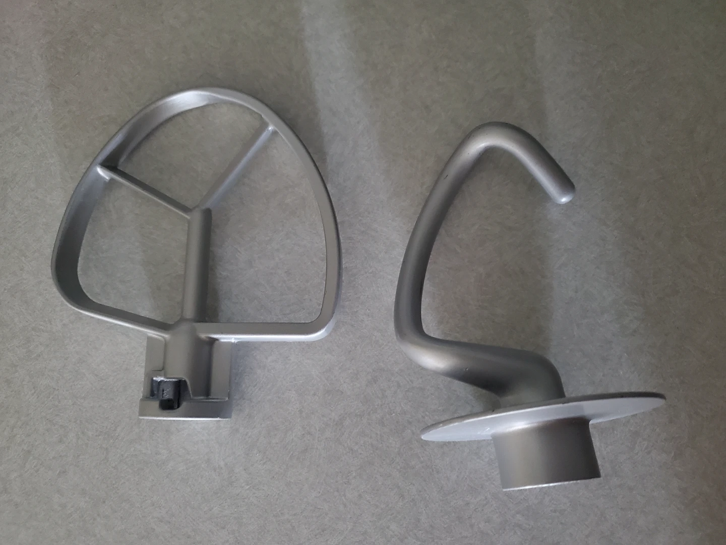 Stand Mixer Attachments - Dough Hook & Flat Beater