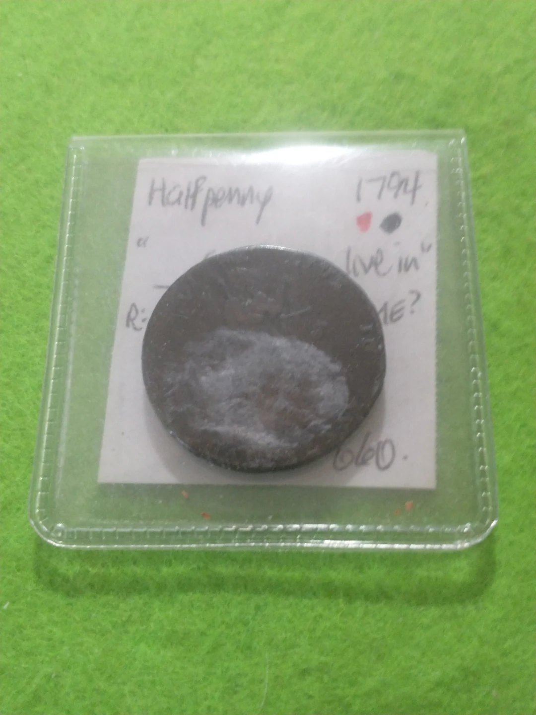 1794 GB Half Penny Coin - photo 5