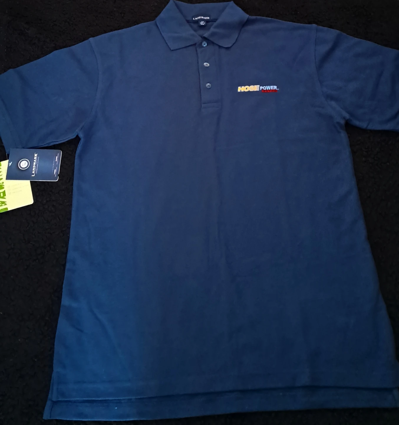 NEW Landmark HOSR POWER Blue Polo Shirt - photo 4