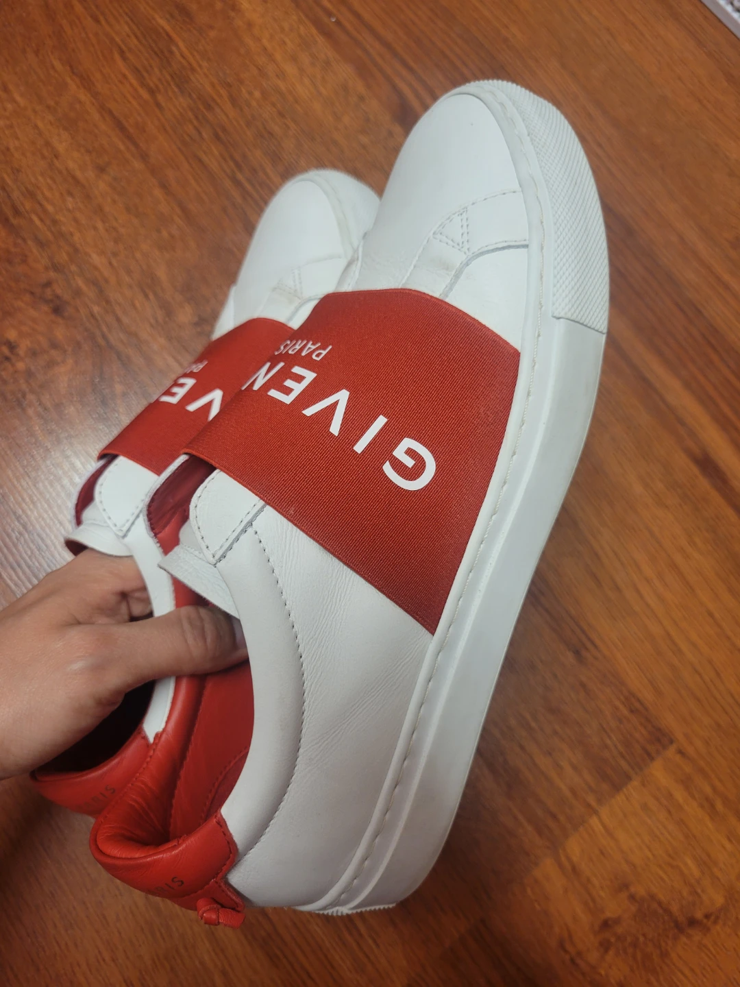 Givenchy Paris White Leather Slip-On Sneakers - photo 2