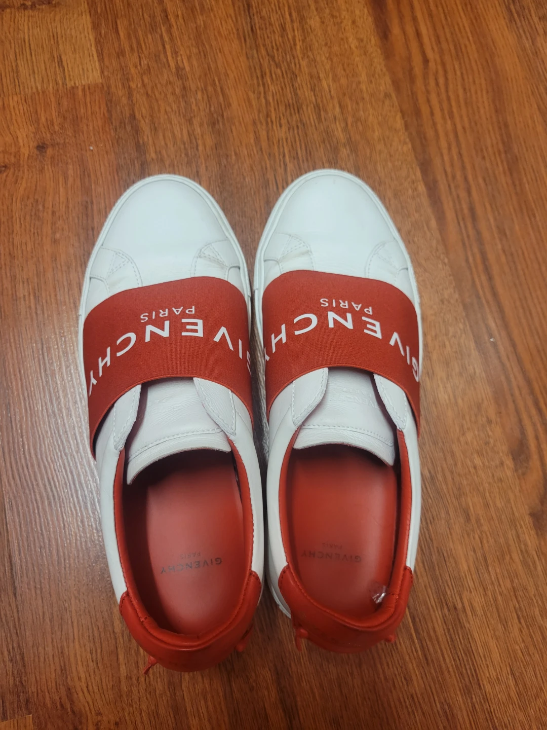 Givenchy Paris White Leather Slip-On Sneakers - photo 3