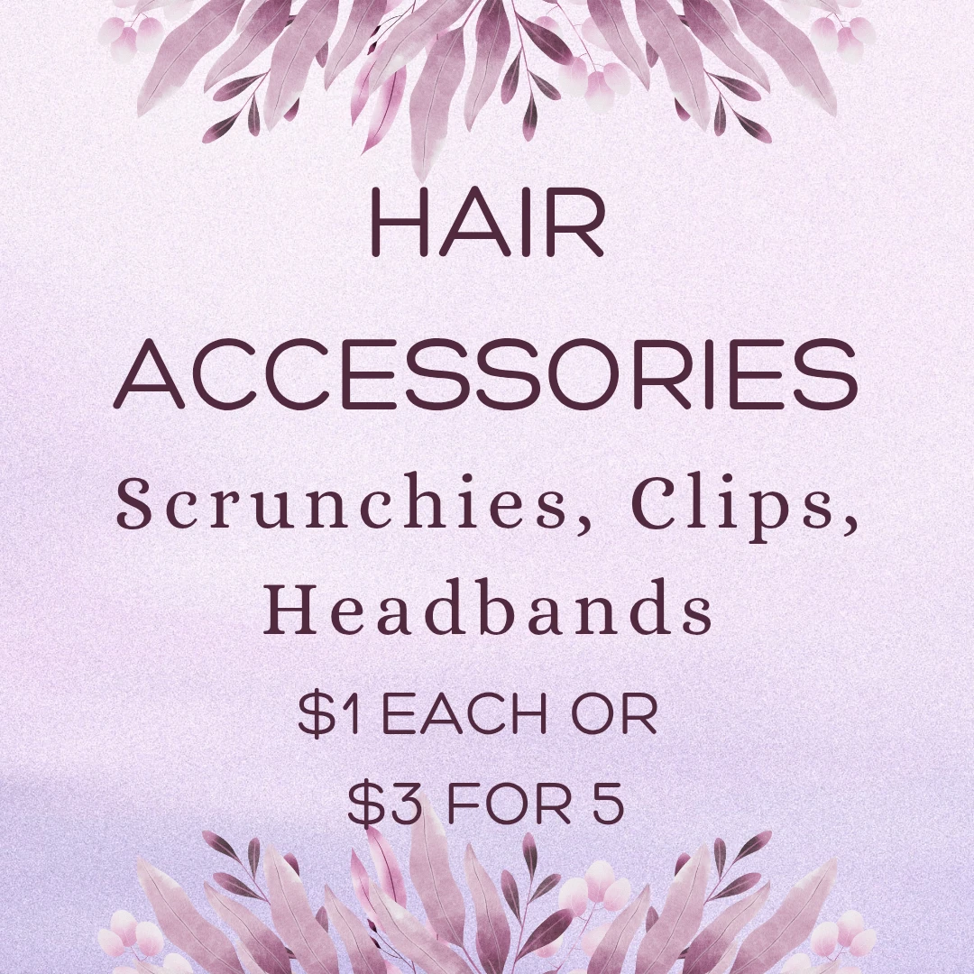 Hair Accessories (Clips, Scrunchies, Headbands)