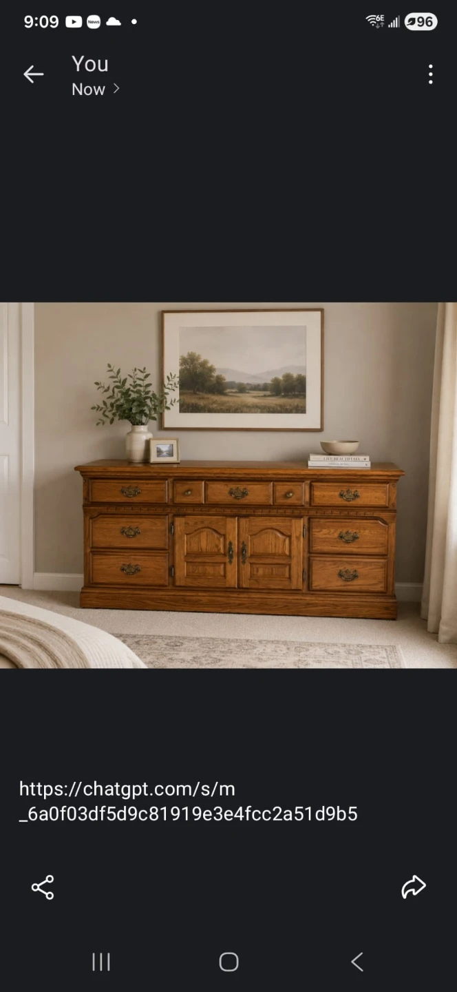 Solid Wood Dresser with 12 Drawers