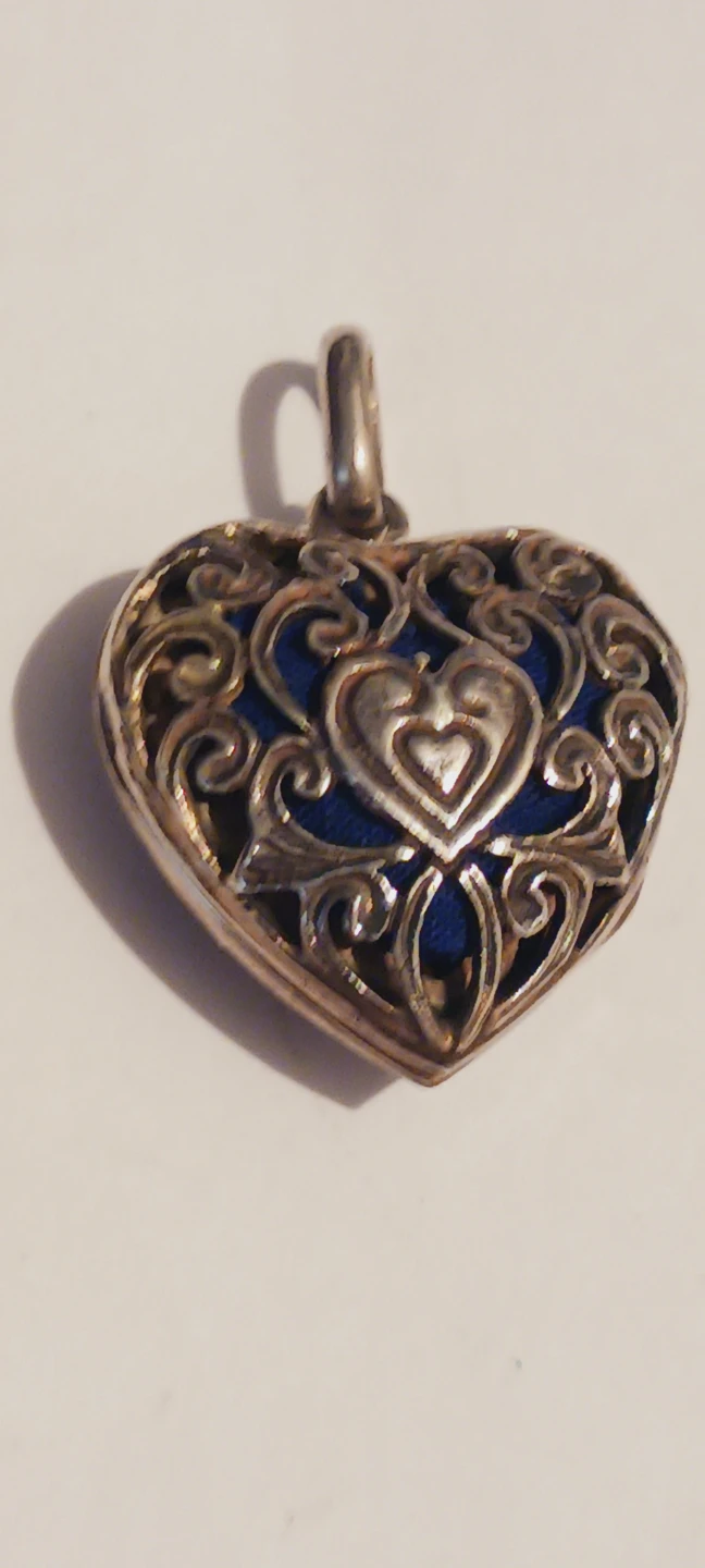 REO STERLING SILVER 925 Heart Locket Pendant - photo 2