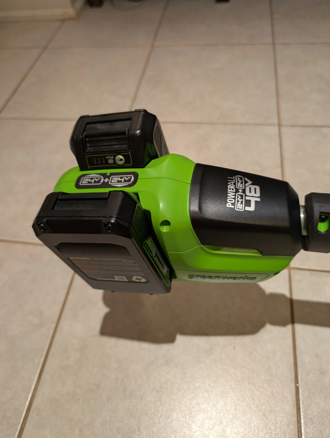 Greenworks 48v dual line 15 inch grass trimmer - photo 4