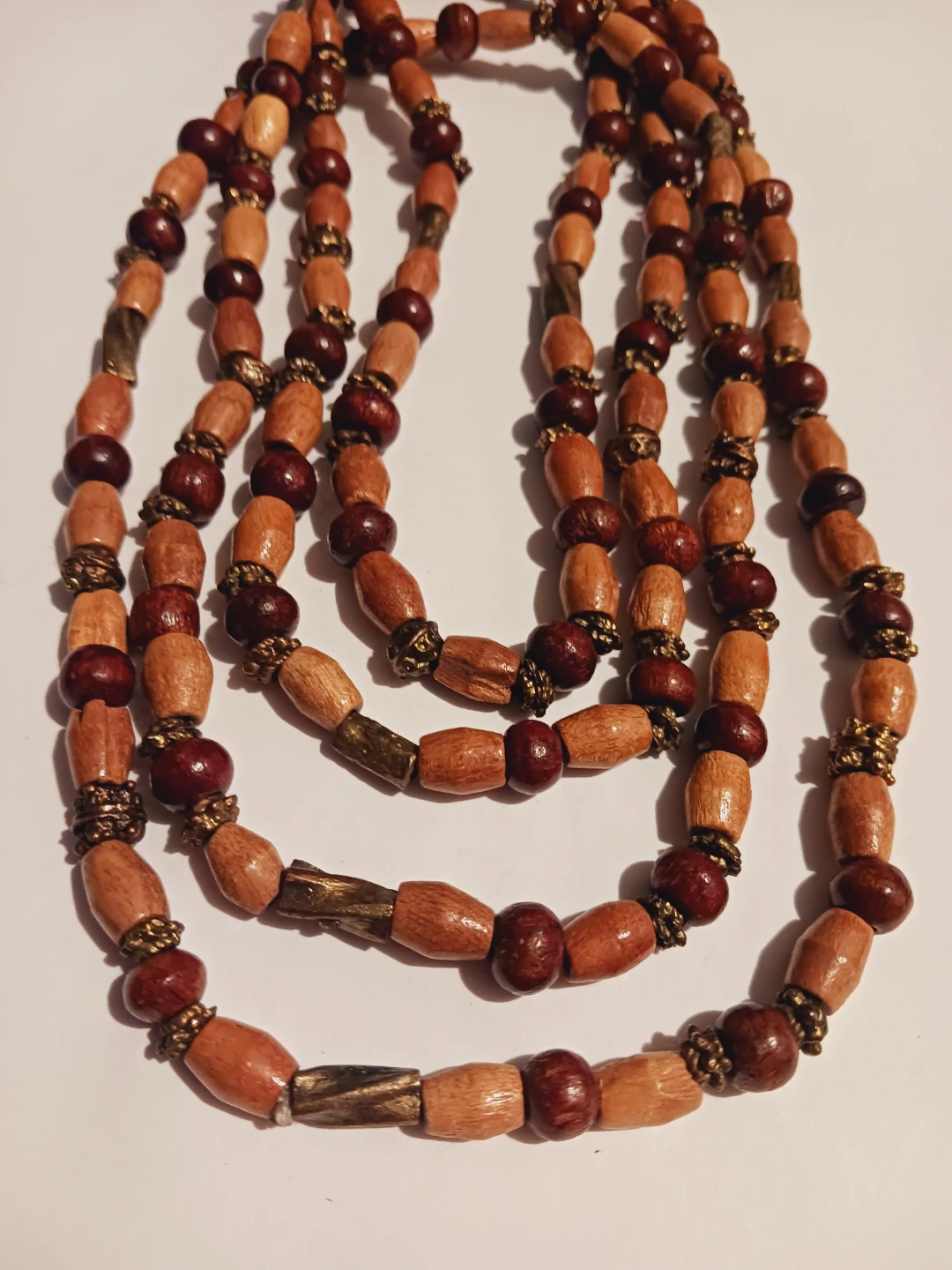 Long African Beaded Necklace - photo 3