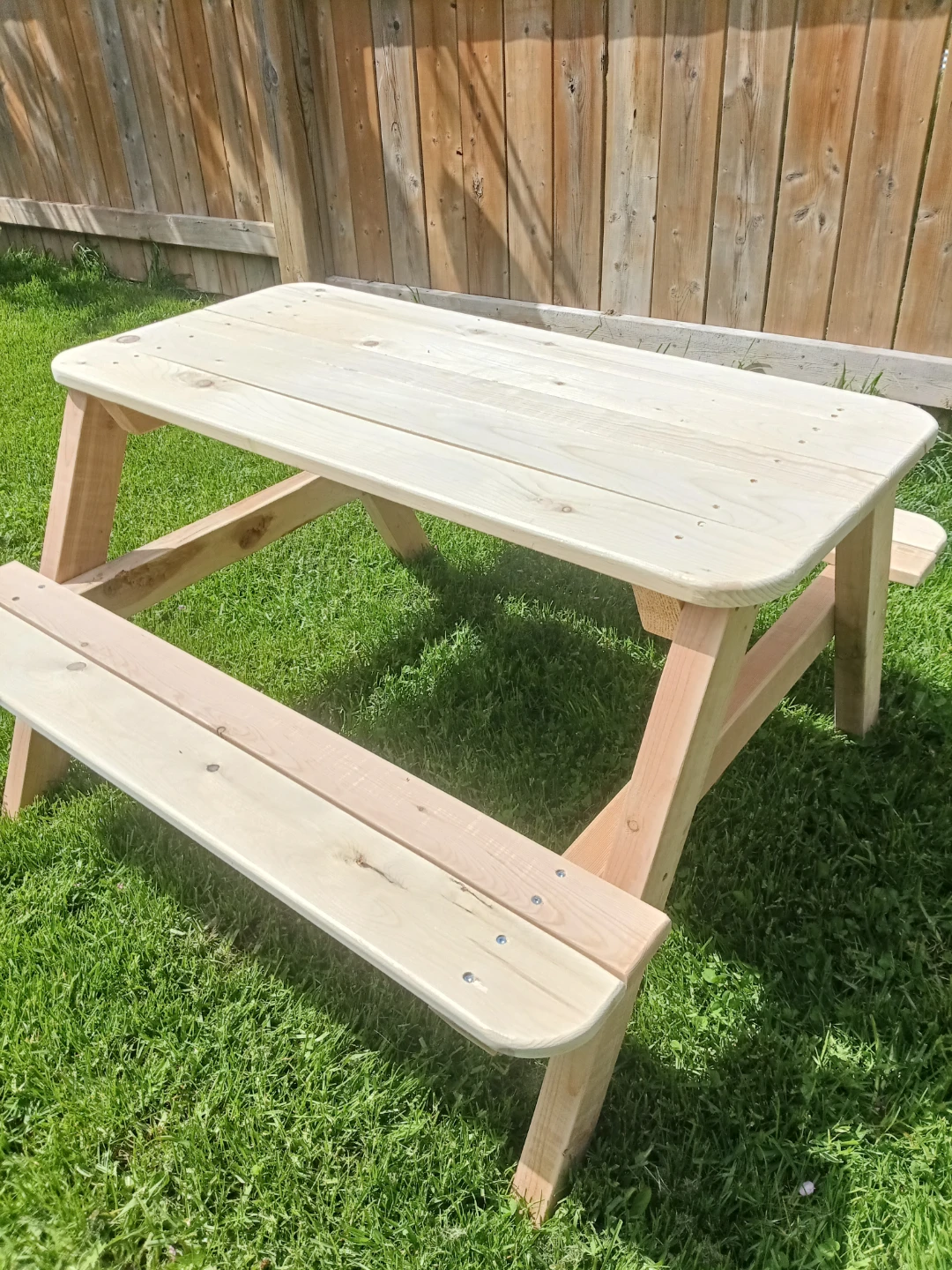Wooden Picnic Table for Kids
