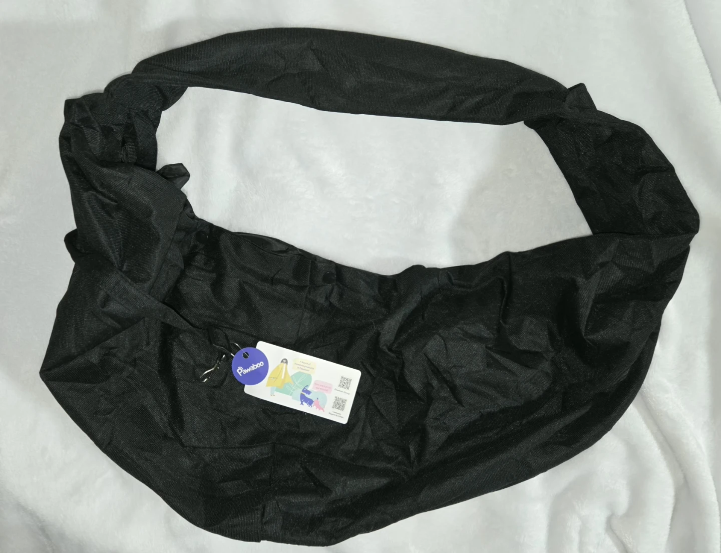 Pawaboo Dog Carrier Sling Bag for Small Pets - Black - photo 2
