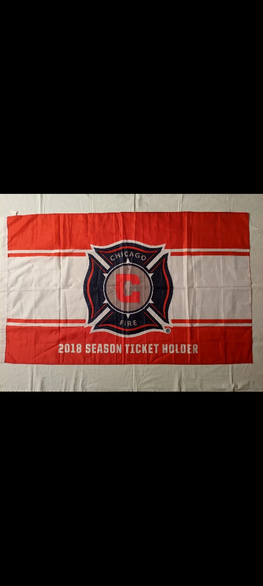 Chicago Fire 2018 Season Ticket Holder Flag