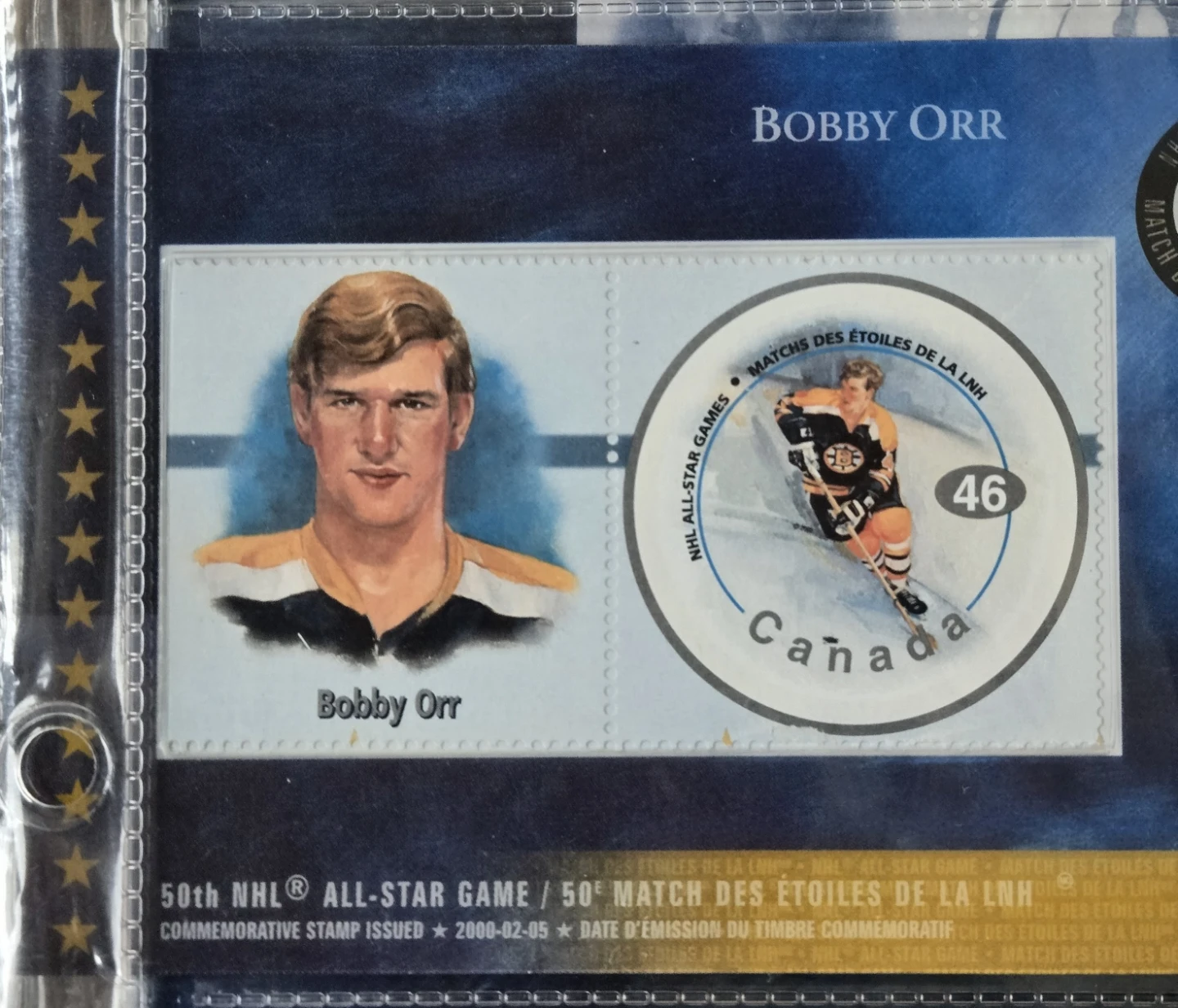 NHL Collectable Lot, Bobby Orr, Howe, Gretzky Stamp Cards - photo 4