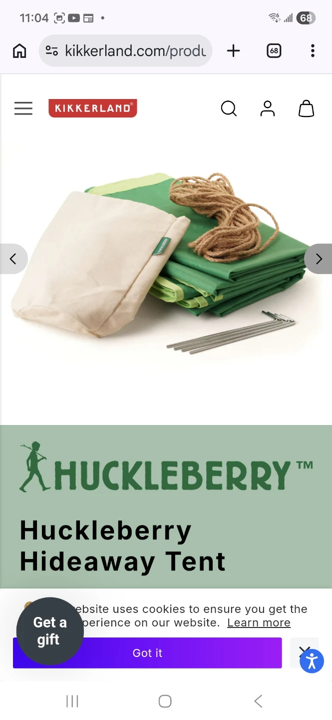 Kikkerland Huckleberry Hideaway Tent - photo 3