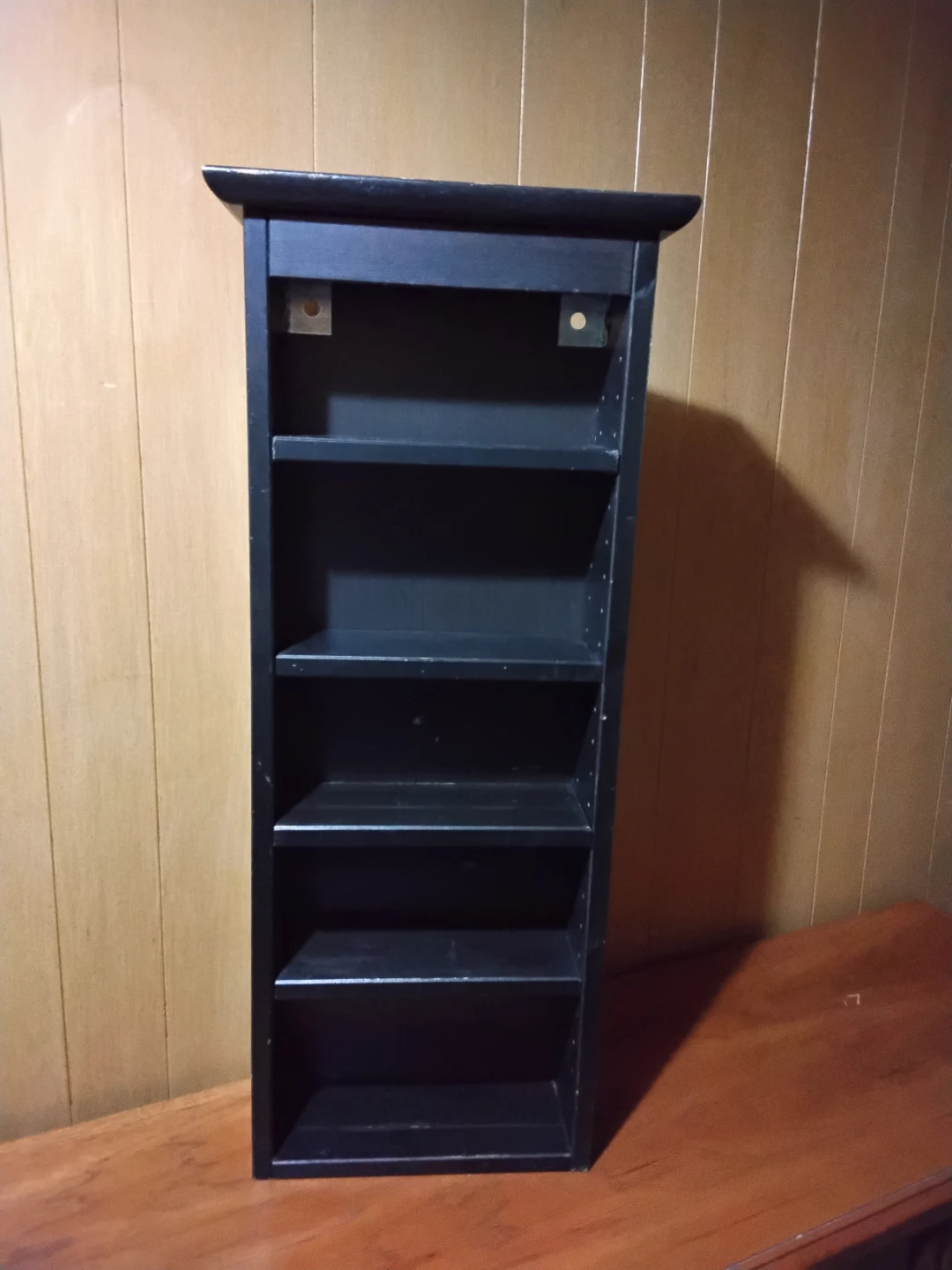 Black Wall-Mounted Shelf Unit - photo 3