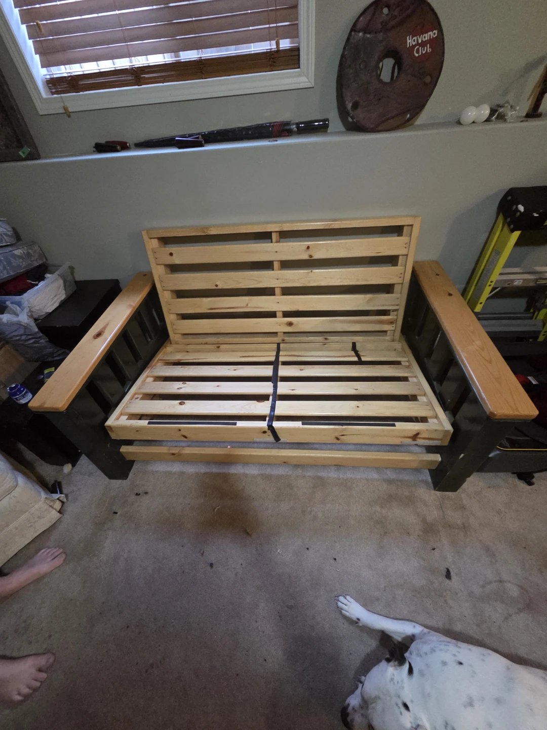 Wooden Futon with Cushions - photo 3