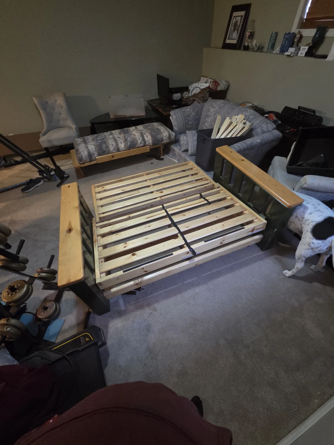 Wooden Futon with Cushions - photo 4