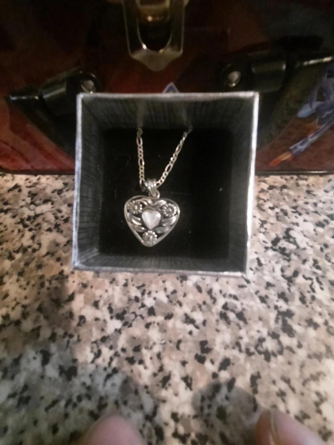 Sterling Heart Pendant Necklace