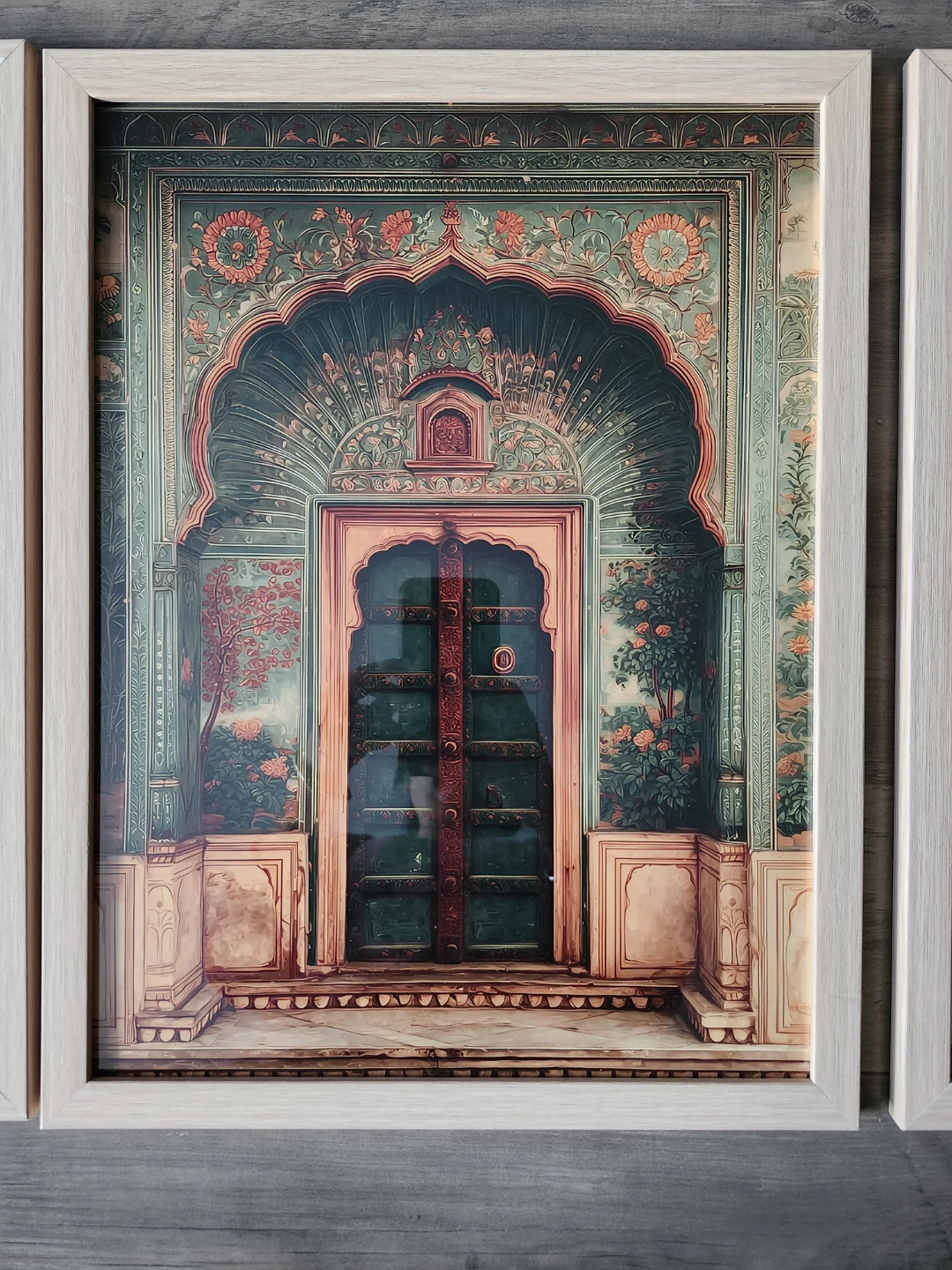 Set of 3 Framed Prints - Indian Doorway Architecture - photo 2