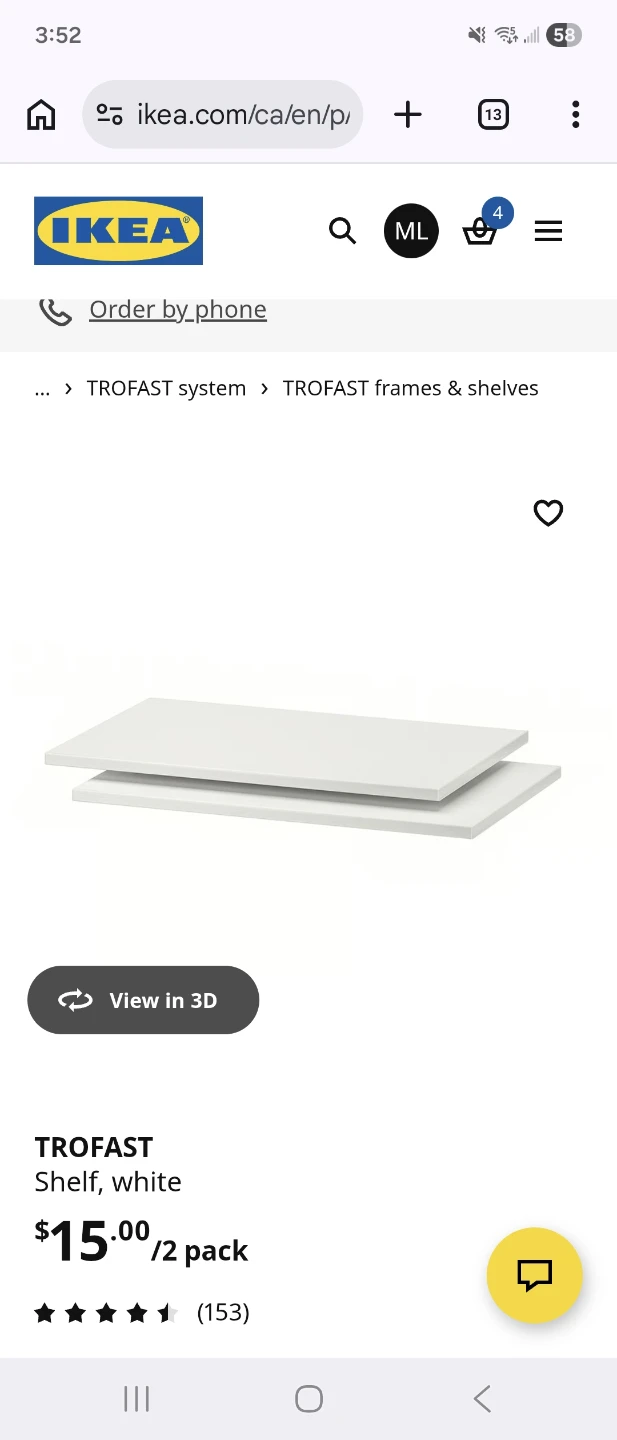 IKEA TROFAST White Storage Frame 46x30x94 cm - photo 2