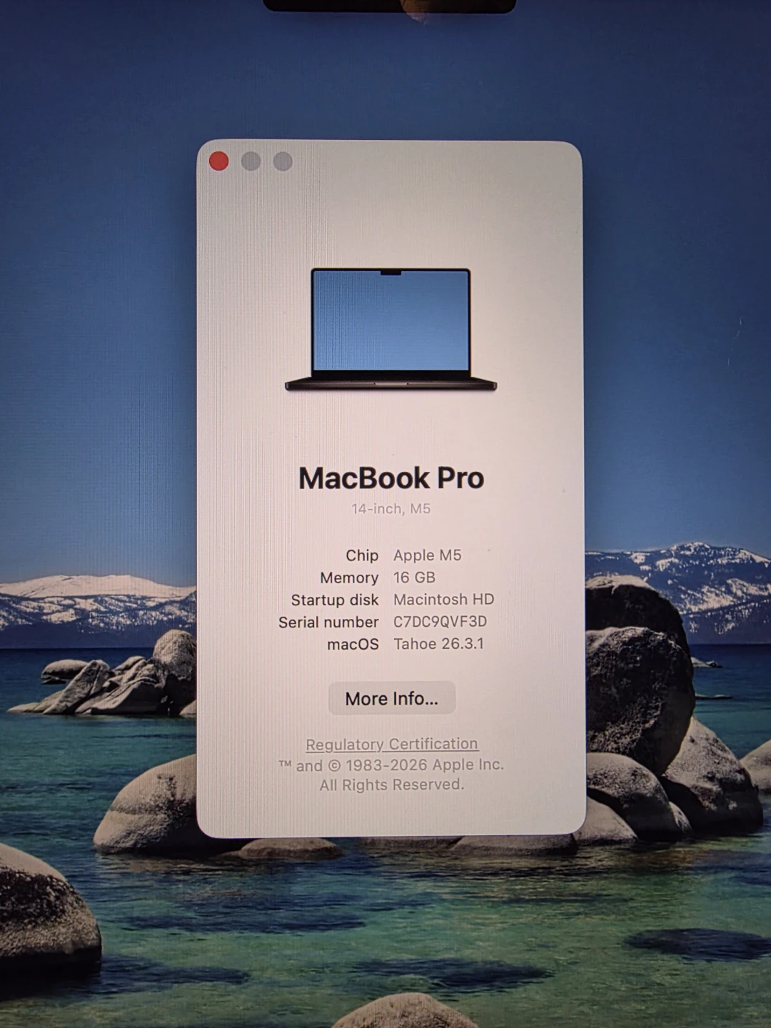 Apple MacBook Pro 14-inch M5 Chip 16GB RAM 1TB Storage - photo 4