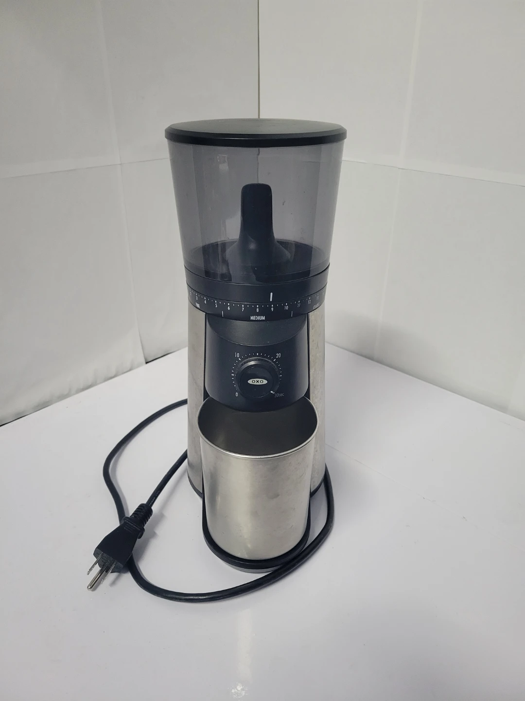 OXO 16 oz Stainless Steel Conical Coffee Grinder - photo 2