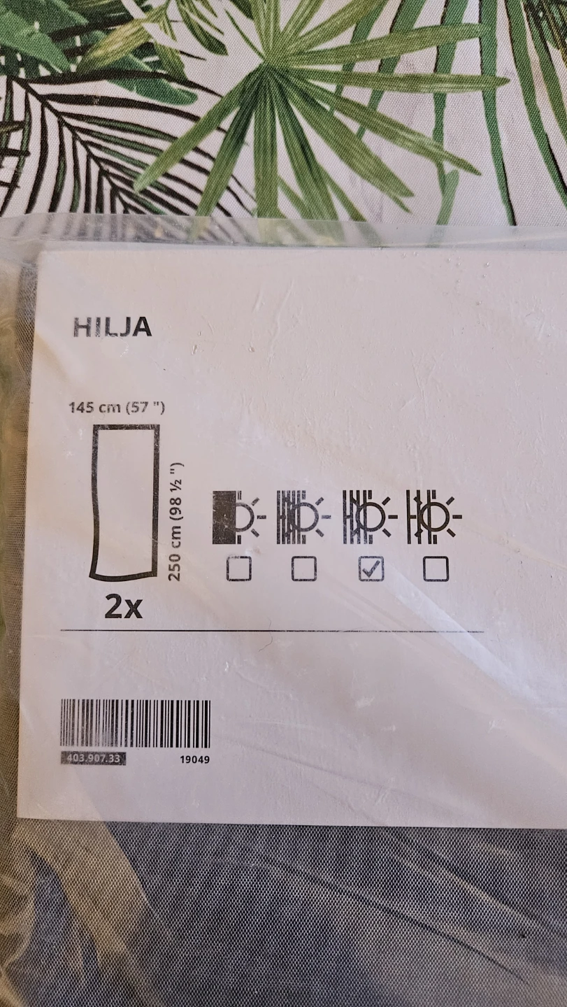 IKEA HILJA Curtains - Grey - photo 3