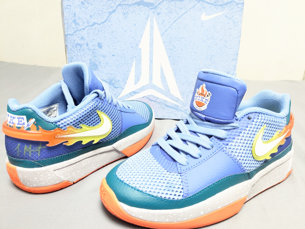 Nike JA 1 SE Blue Joy-  White Geode / KIDS 4Y