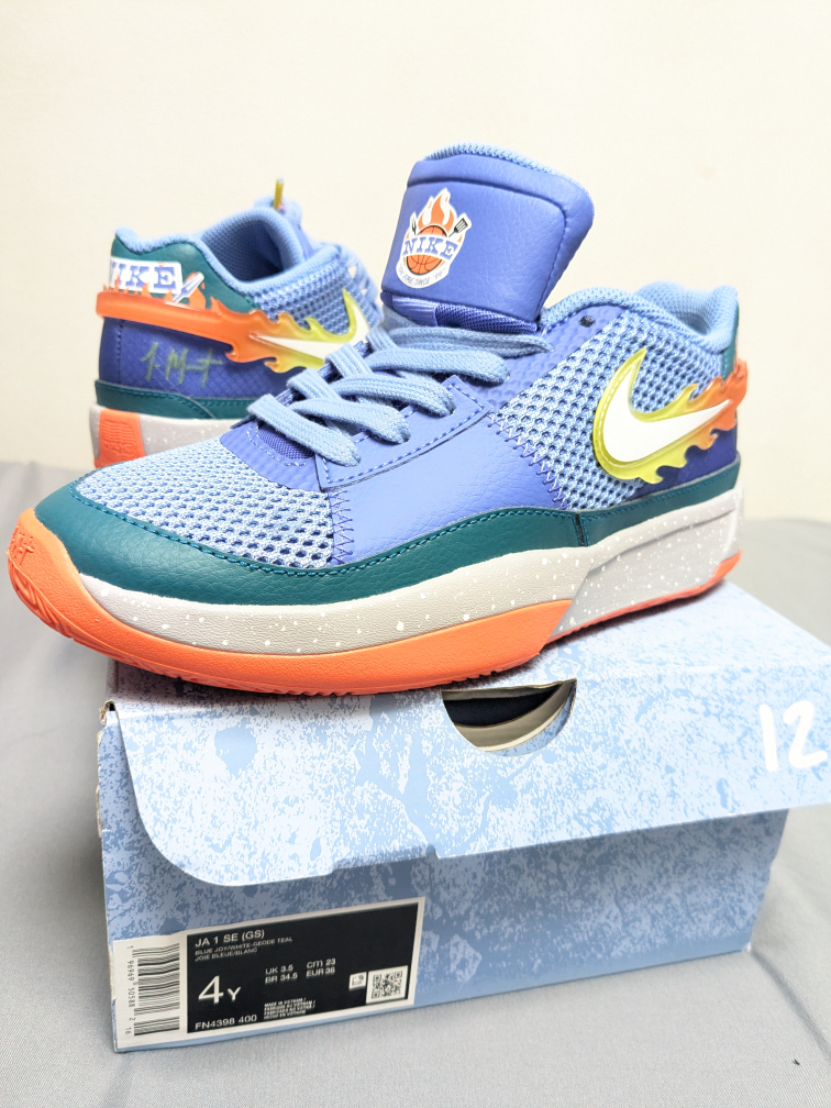 Nike JA 1 SE Blue Joy-  White Geode / KIDS 4Y - photo 3