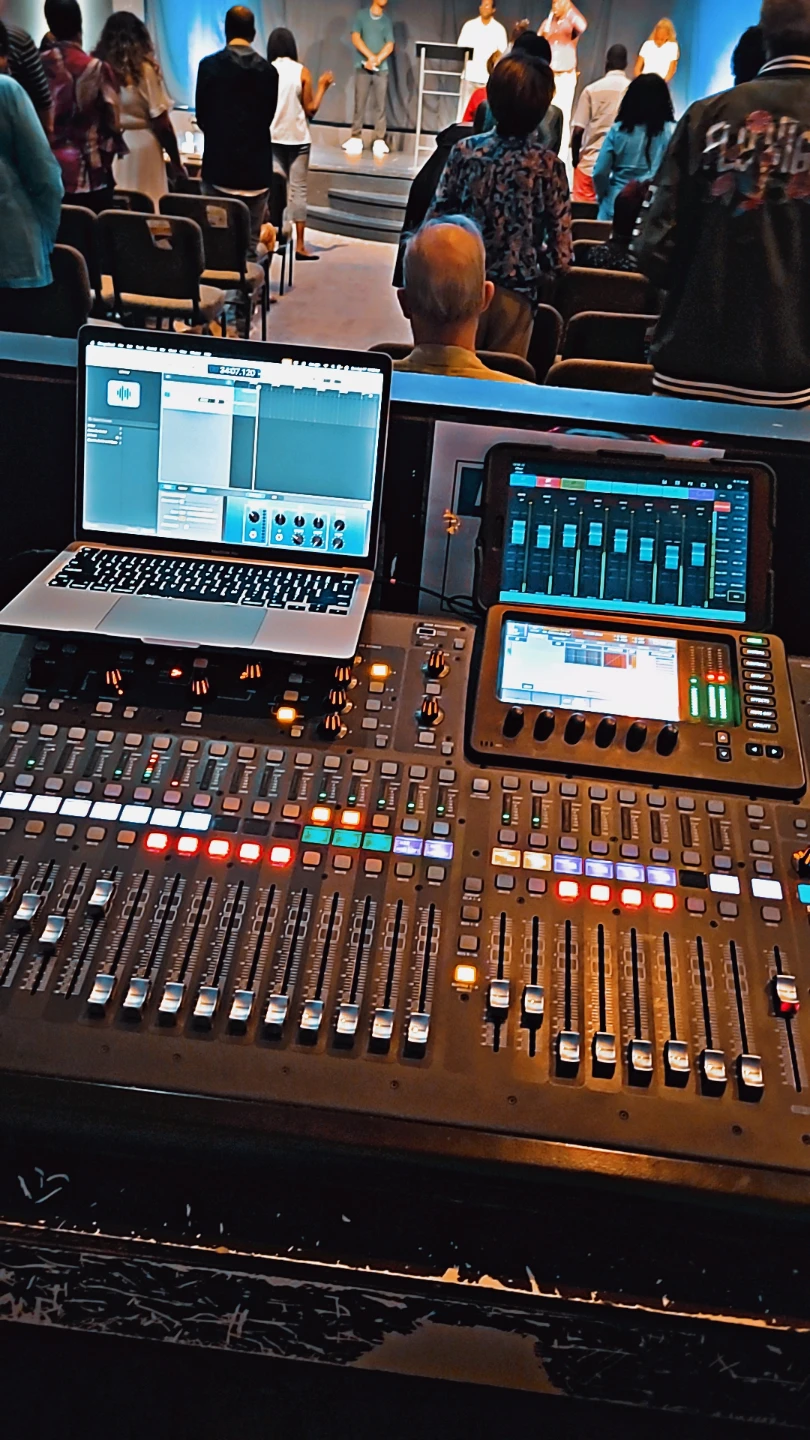 Professional Audio Mixer and DJ Equipment Setup - photo 2