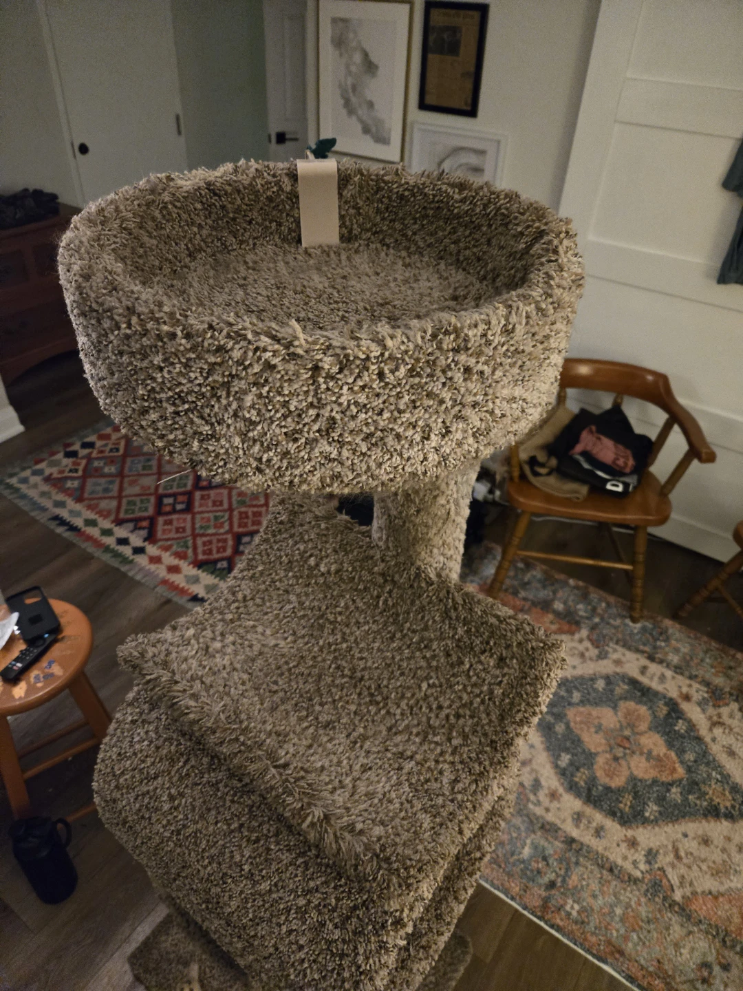 Cat Tree with Hammock and Dangling Toys - photo 5