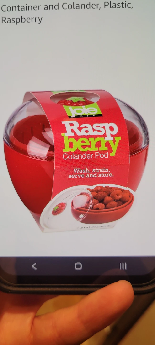 Joie Raspberry Colander Pod Container - photo 5