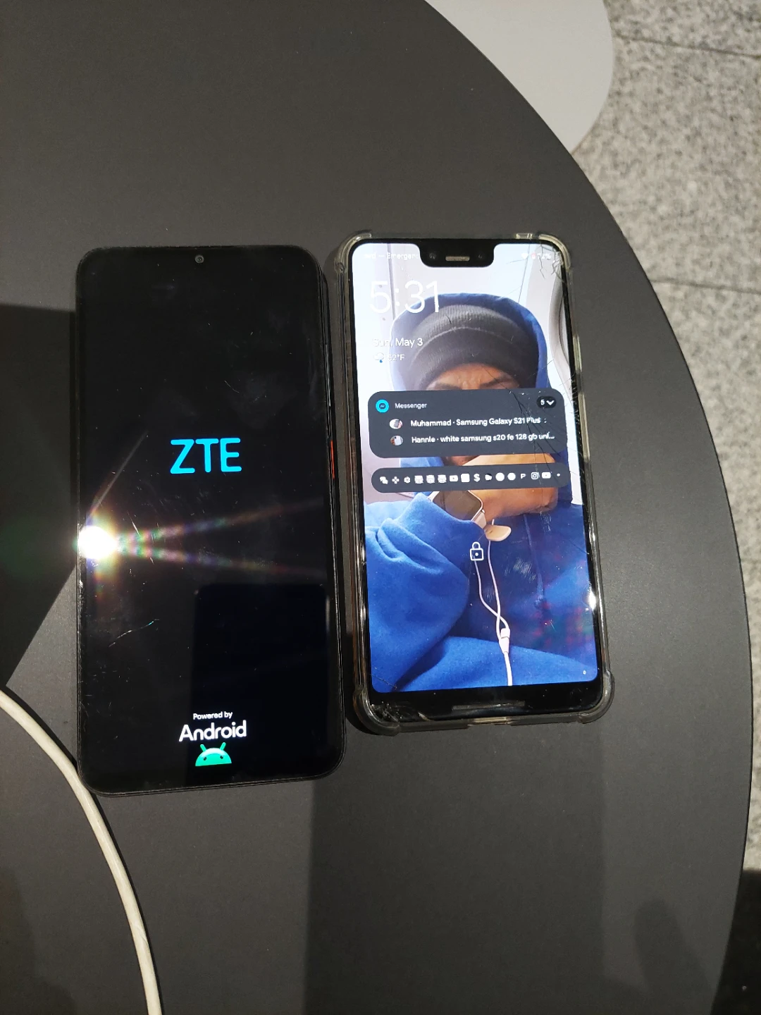 ZTE Smartphone LOCKED & google pixel 3XL 64GB UNLOCKED