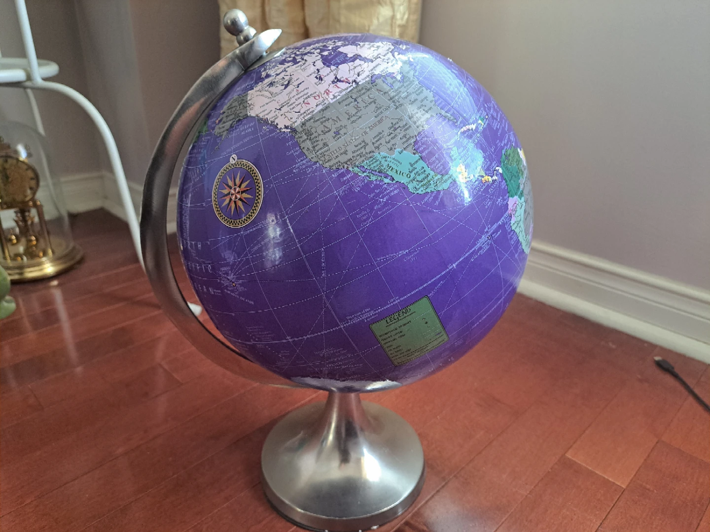 Purple Desk Globe - photo 2