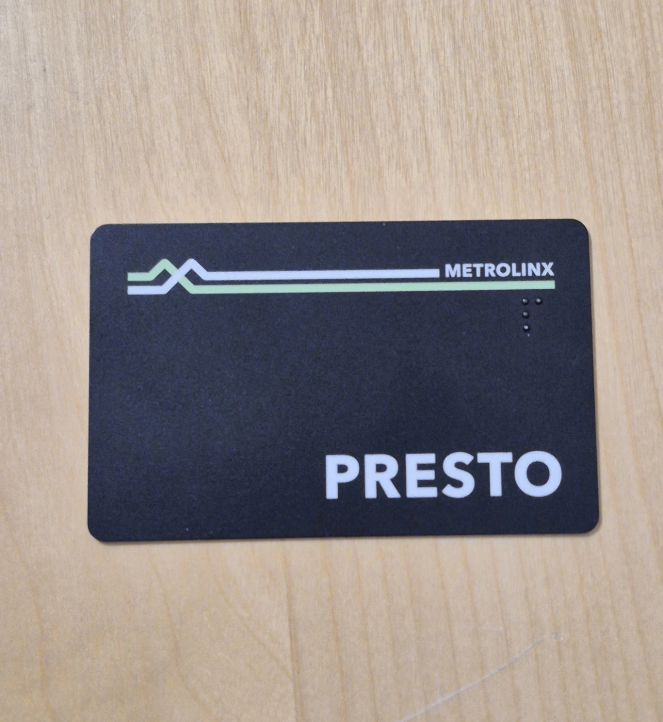 New, PRESTO Metrollinx Card
