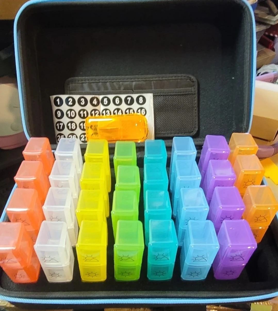 New Portable Pill Organizer Case