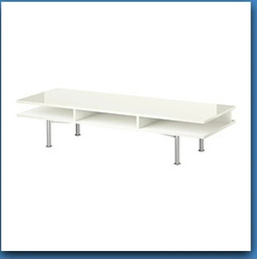 Ikea Tofteryd TV Bench - Glossy White - photo 4
