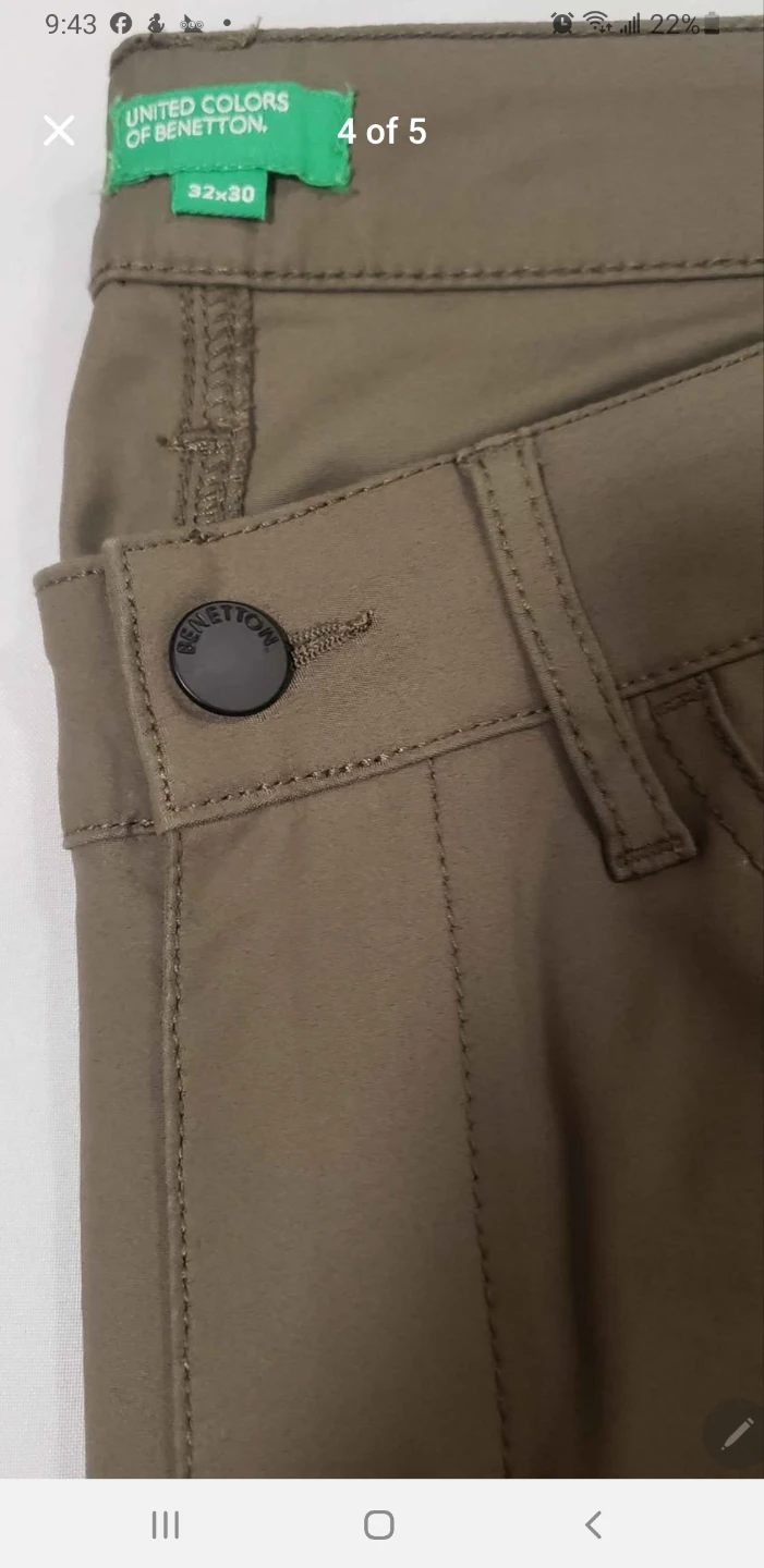Brand new United Colors of Benetton M Pants - photo 4