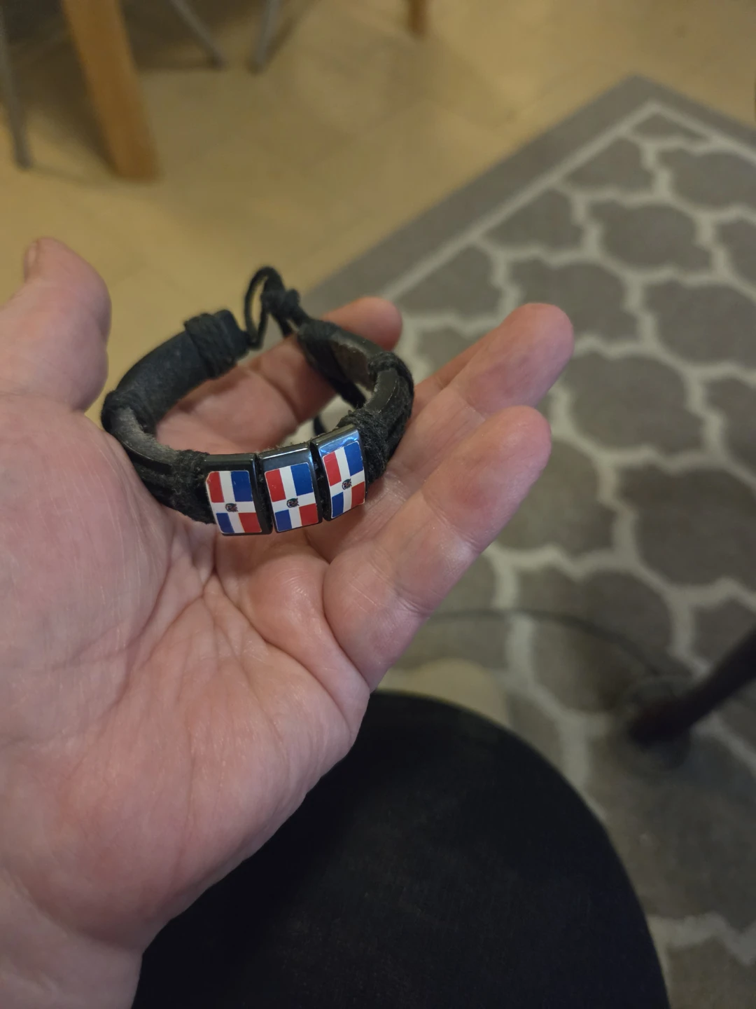 Dominican Republic Flag Bracelet