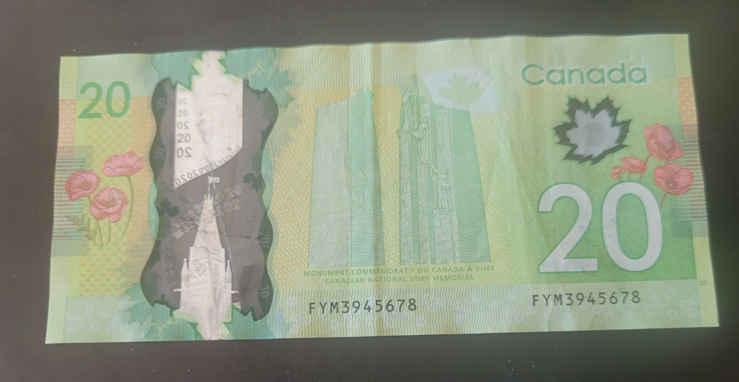 Broken / Scrambled/ Fancy Ladder $20 bill / note - photo 2