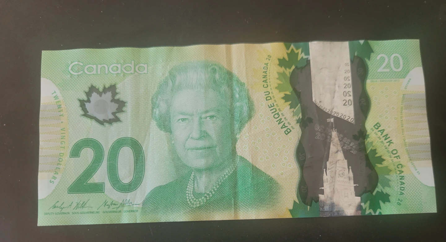 Broken / Scrambled/ Fancy Ladder $20 bill / note - photo 3