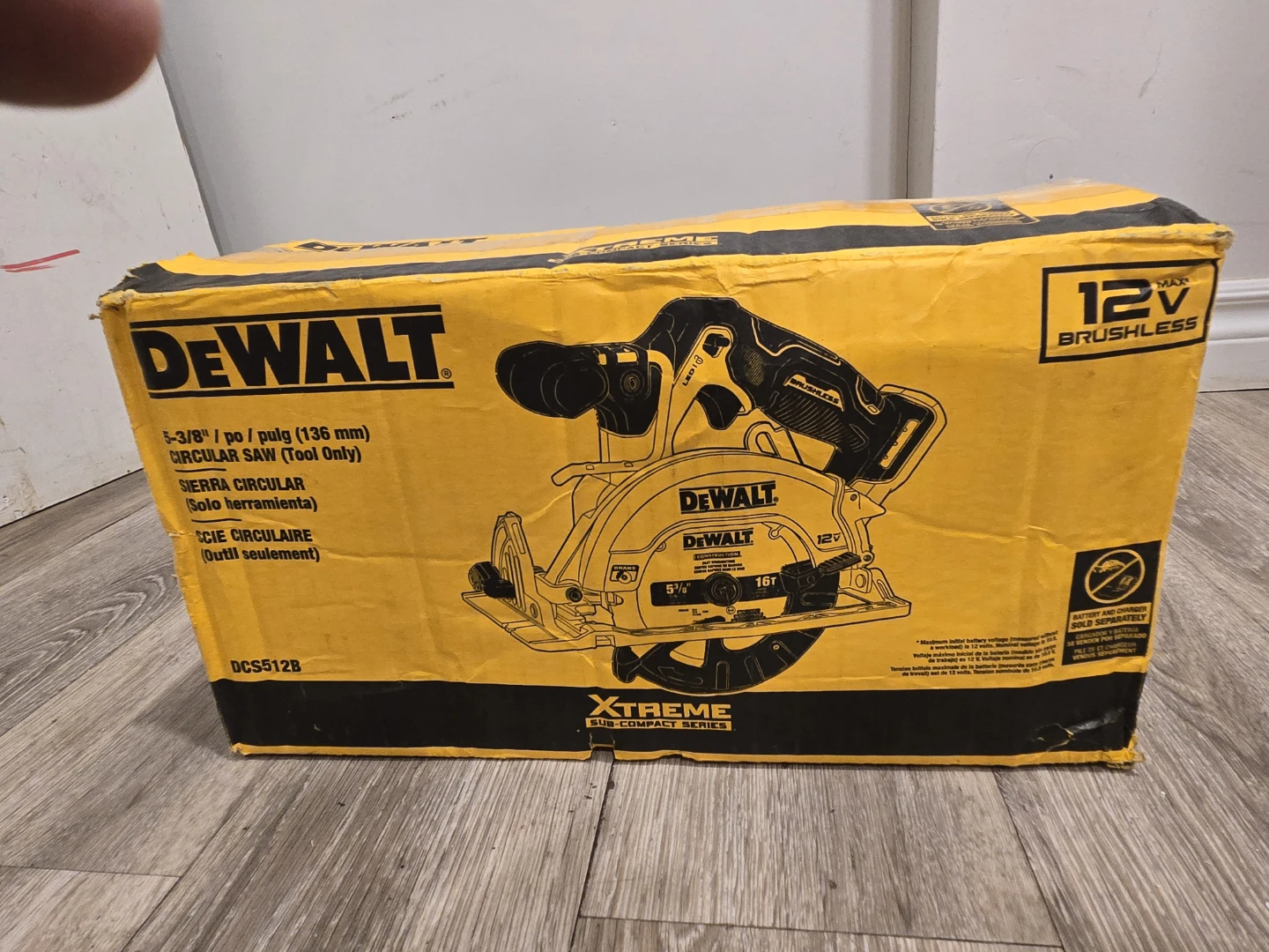 DeWalt 12V Max Brushless 5-3/8" Circular Saw (Tool Only)