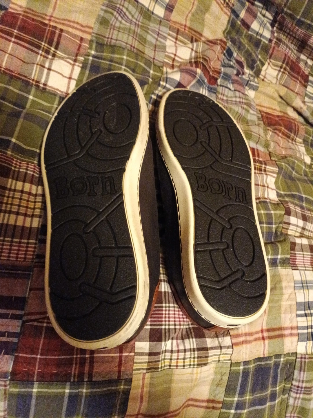 Born ,Black Leather Sneakers size 10 - photo 3