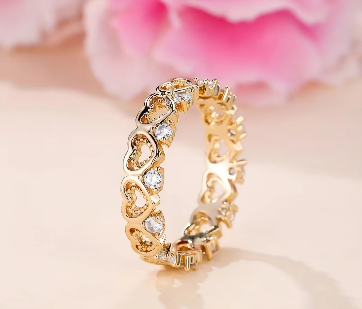 Minimalist Aesthetic Heart Shaped Designed Ring