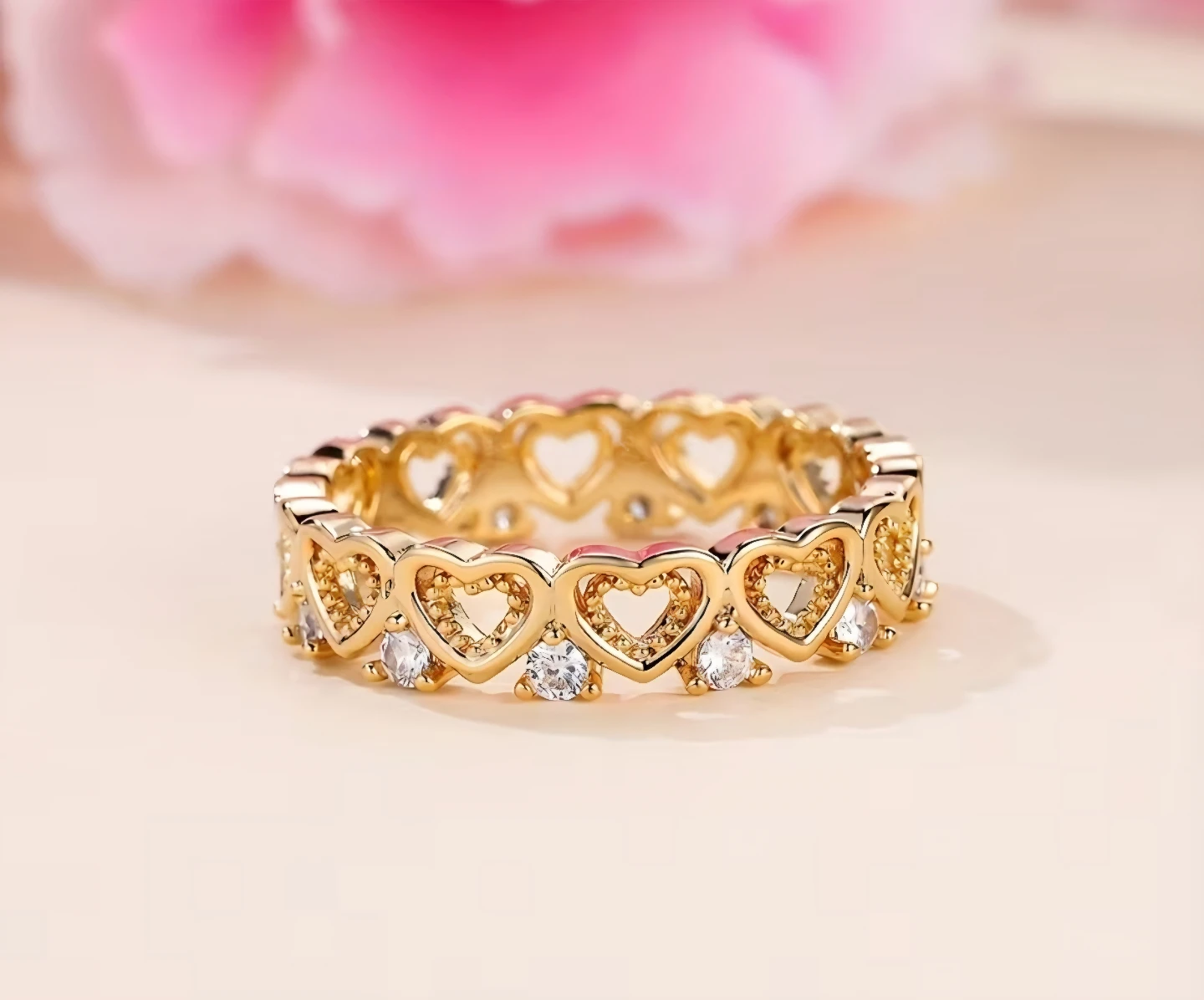 Minimalist Aesthetic Heart Shaped Designed Ring - photo 2