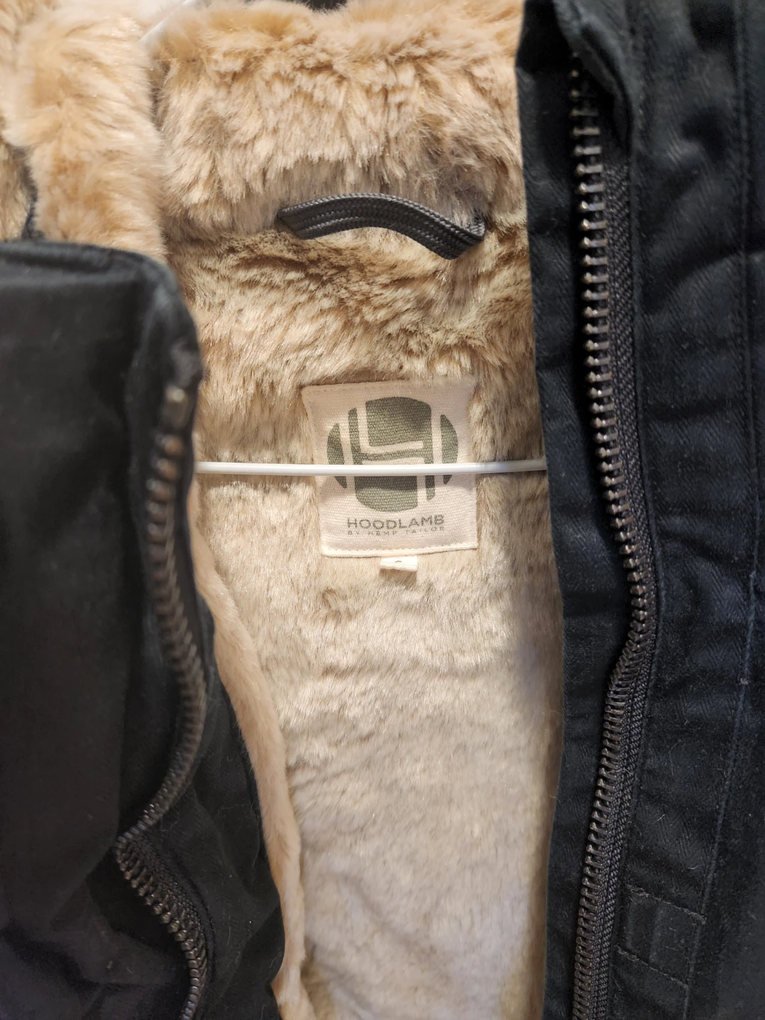 Hoodlamb Black Parka Jacket