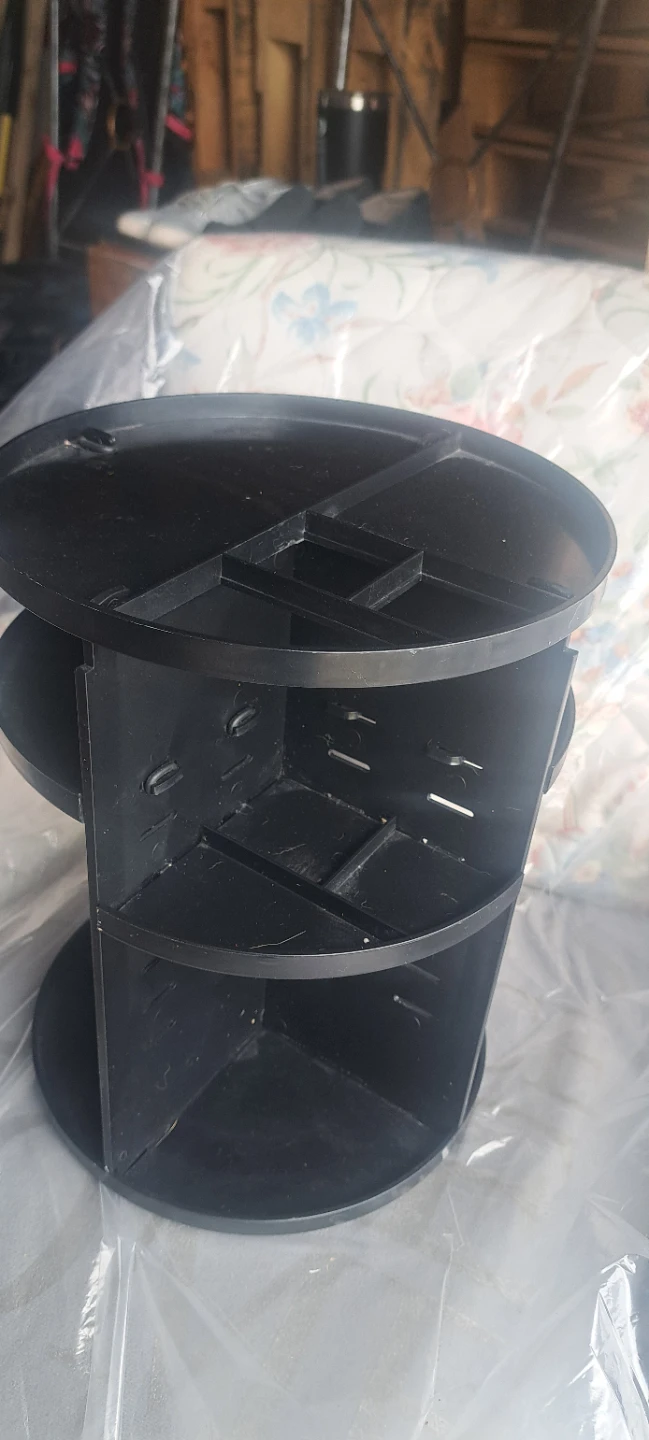 Black Rotating Makeup Organizer - photo 4