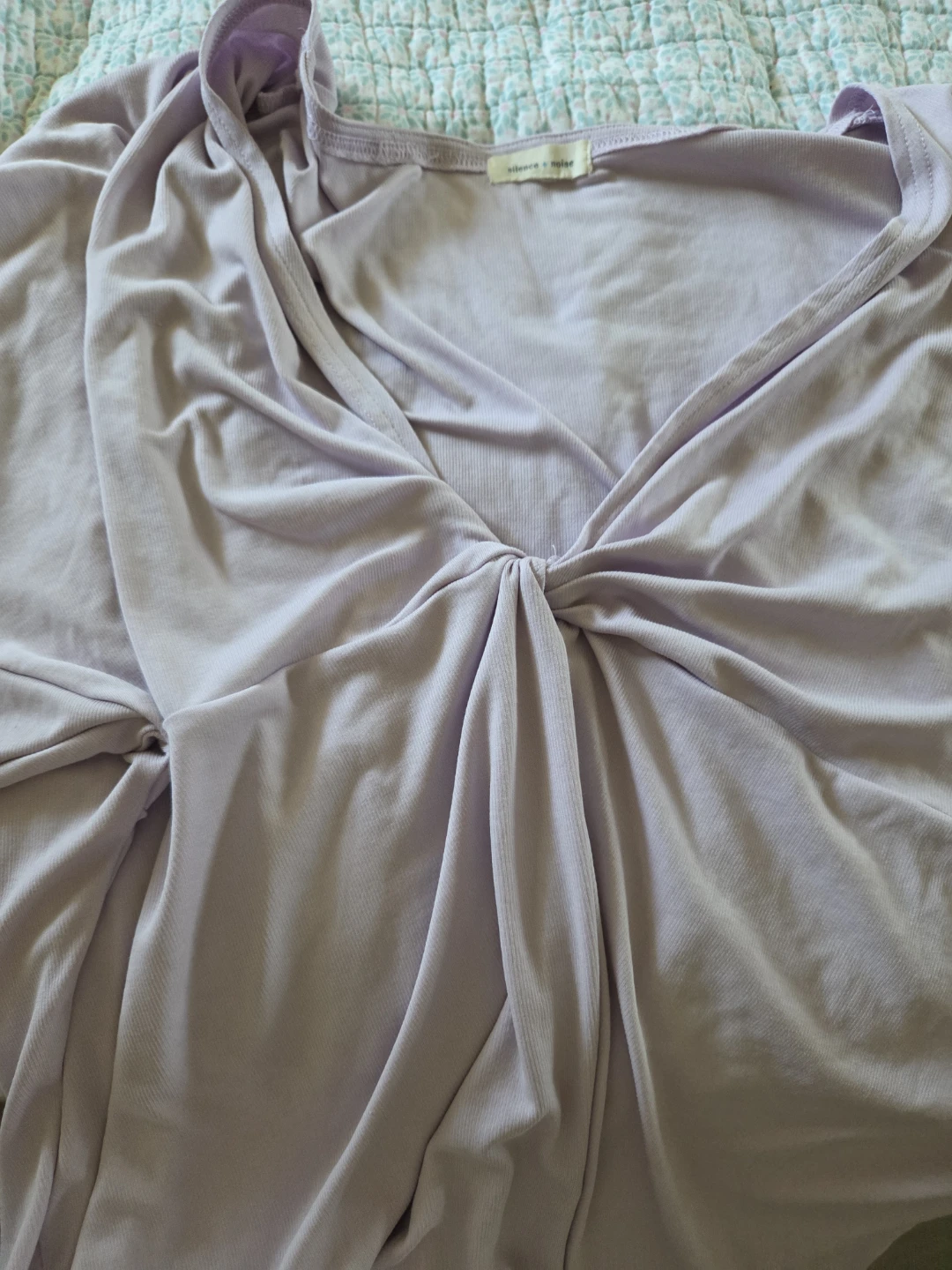 Lilac Twist Front Top