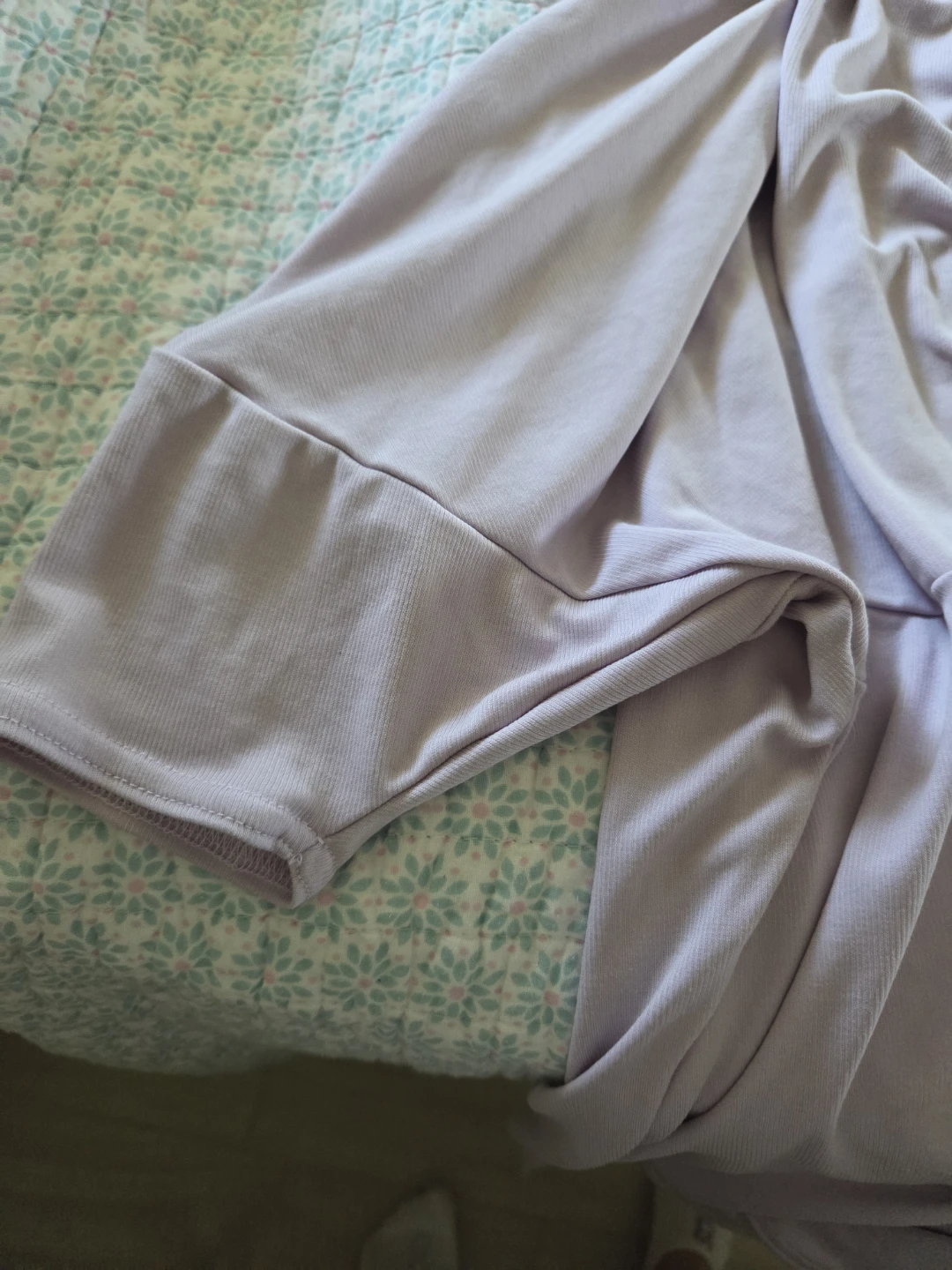 Lilac Twist Front Top - photo 2