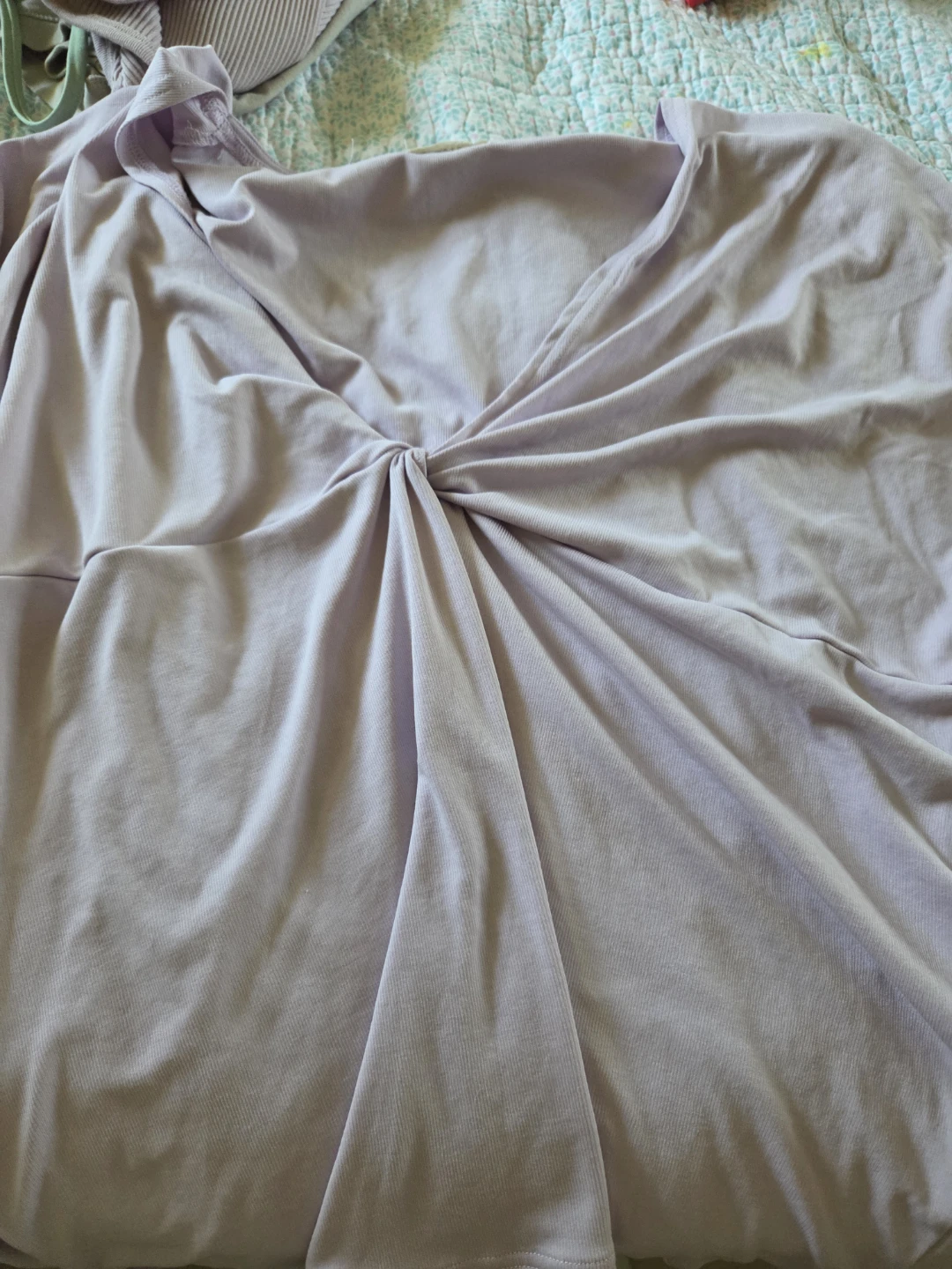 Lilac Twist Front Top - photo 3